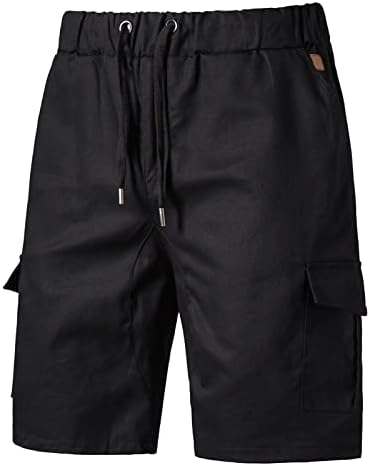 Мъжки къси Панталони-Карго SAXIGOL с Множество Джобове, 2023, Извънгабаритни Свободни Панталони на Експозиции, Обикновена Ежедневни ританки