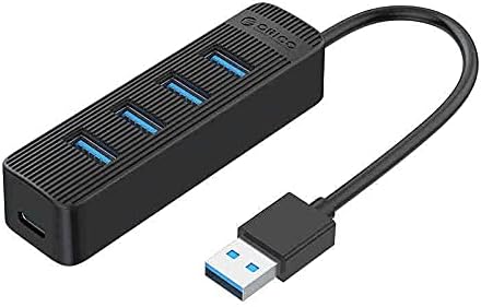 Конектори USB 3.0 HUB Мулти USB Сплитер 4 Порта, Удължител За използване на няколко USB-хабах захранващ Адаптер