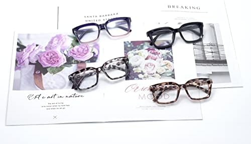 Високо качество на Извънгабаритни Дамски Очила За четене със Синя Светлина, Стилни Очила За Четене С Квадратна