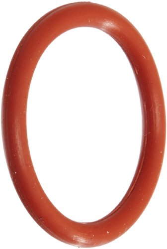 Силиконово о-пръстен 350, Дюрометр 70А, Червено, 4-5 / 8 ID, 5 OD, ширина 3/16 (опаковка по 100 броя)