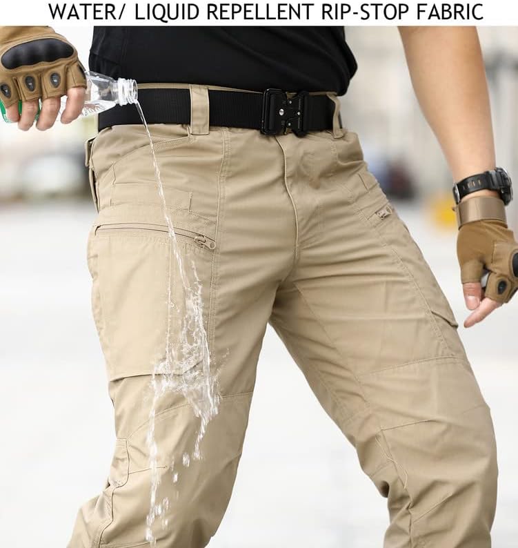 NAVEKULL/ Мъжки Туристически Тактически Панталон Rip-Stop, Военни Бойни Панталони-Карго, Леки Армейските Работни Улични Панталони