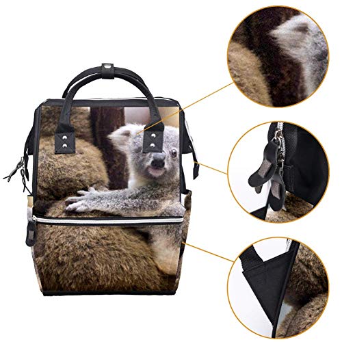 Раница-Чанта за Памперси LORVIES Australian Animal Коала, Многофункционална Чанта За Пътуване с Голям Капацитет
