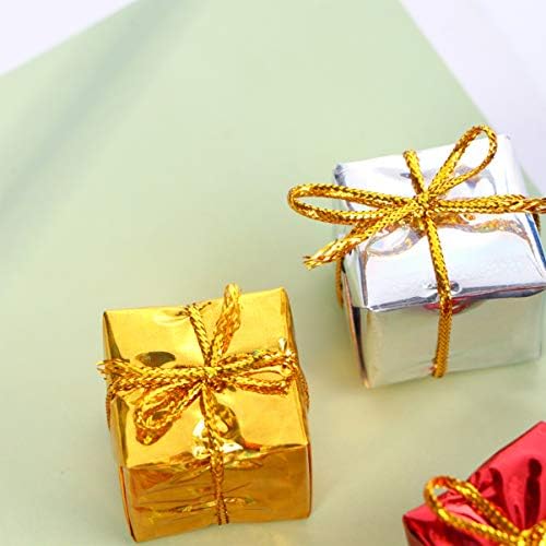 GALPADA Миниатюрна скоростна 24шт Коледна Миниатюрна Подарък кутия Коледна Елха Мини-Кутии Коледно Дърво Подвесная Подарък Кутия Коледен Празник Украсата на елхата (С