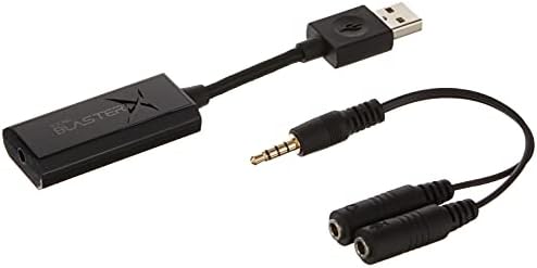 Лаптоп USB-DAC Creative Sound BlasterX G1 7.1 за игри с висока разделителна способност и на звуковата карта (70SB171000000)