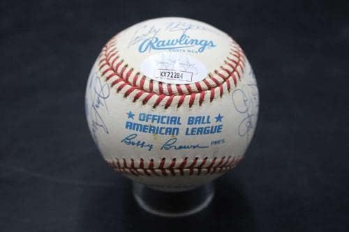Големите играчи на Залата на Славата на бейзбол с Автограф на Kolega Hunter + 12 бейзболни топки Jsa Loa D5834 с автограф