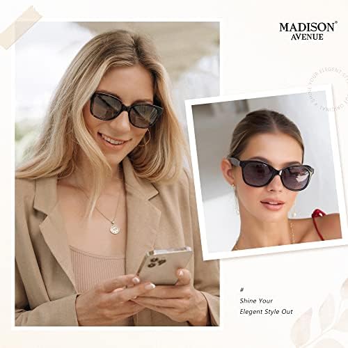 Madison Avenue Реколта Бифокални Очила за четене за Жени, Класически Архитектурен Стил, Слънчеви Очила с защита от Uv,