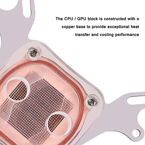 Комплект за водно охлаждане на процесора, течността, работещи Охладител САМ 240 мм Охладител CPU/GPU Блок Помпа, Резервоар
