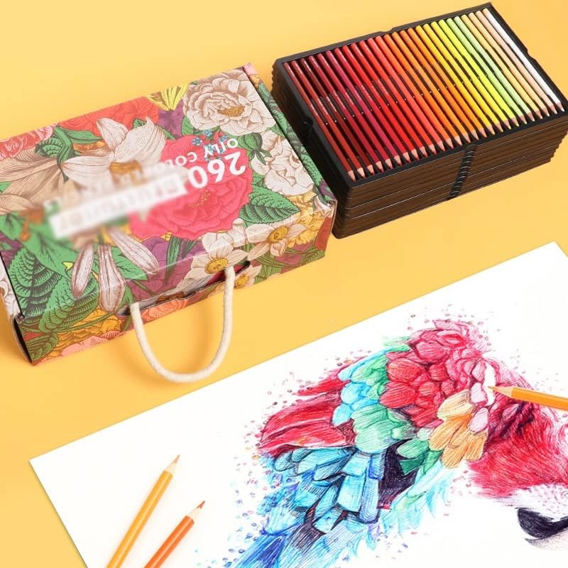 HNKDD Цвят Професионален Набор от Маслени Цветни Моливи Скица Цветен Цветен Молив за Рисуване, Оцветяване на Учебни материали за Бродерия