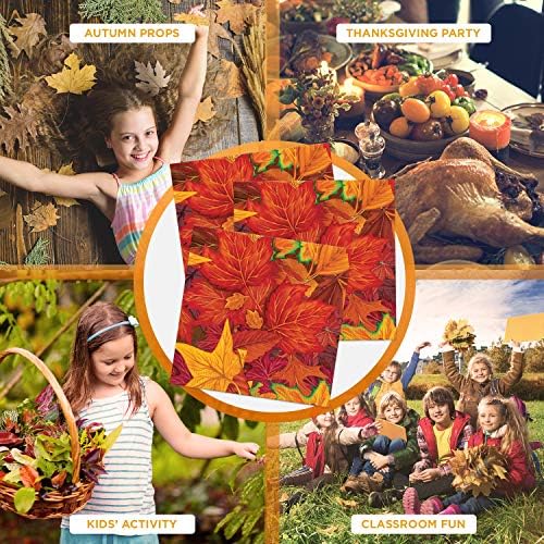 Кърпички за закуска от есенни листа Бистла (48 опаковки), цветни