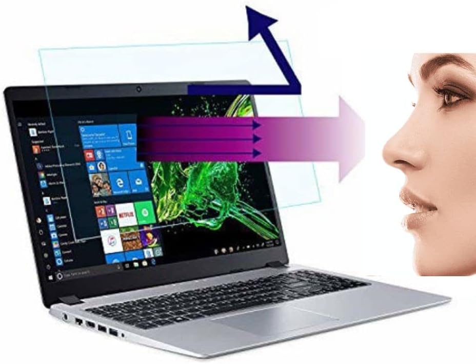 Защитно фолио за екрана на лаптопа CHAMBU, от 2 теми, от синя светлина и антирефлексно филтър, за защита на очите,