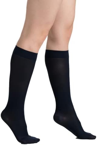 EvoNation Мъжки и Женски Компресия Непрозрачни Чорапи До Коляното с Класификация на 20-30 мм hg.календар. За мъже и жени – Компресиране Облекло с Високо налягане