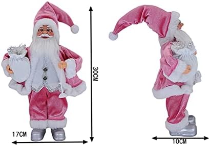 Коледна украса PIFUDE, Украса за кукли на Дядо Коледа, Розова Поза Изправяне, Коледна Висулка, Весела Коледна украса, Подарък за дома (Цвят: Тъмно син)