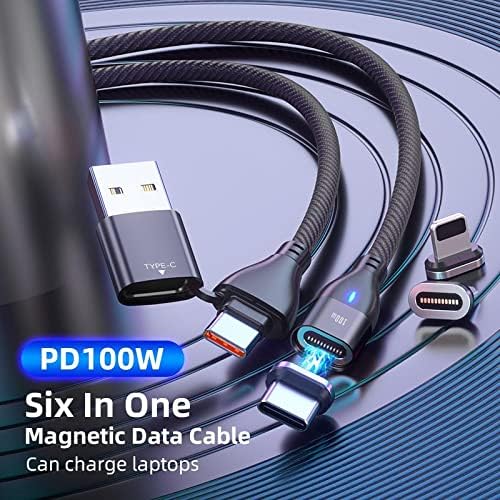 Кабел BoxWave е Съвместим с Energizer E10+ (кабел от BoxWave) - Кабел MagnetoSnap PD AllCharge мощност 100 W, кабел за зареждане