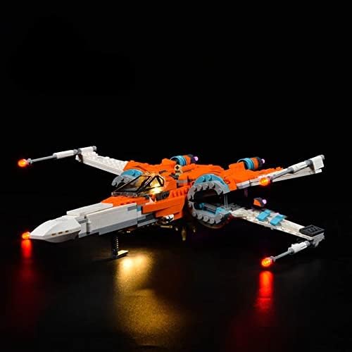 Комплект Led осветление, направи си САМ Играчка за 75273 Poe Dameron's X-Wing Fighter Конструктори Изграждане