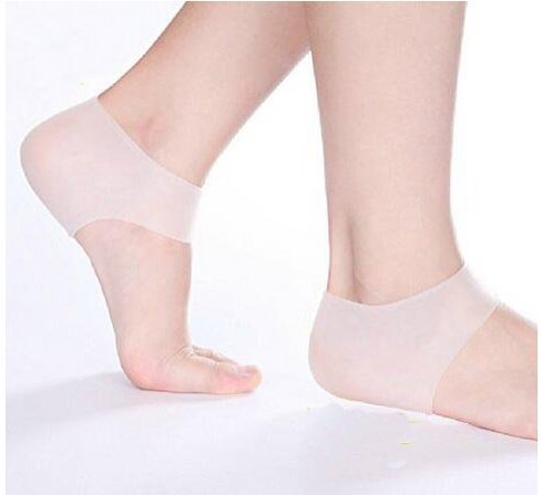 WOIWO, 2 чифта силиконови гелевых чорапи за софия, хидратиращ гел за петата, защита от напукана кожа на краката-грижи