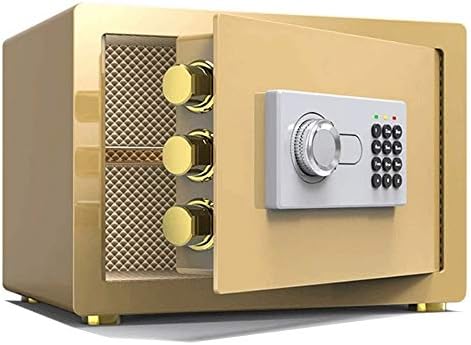Големият електронен Цифров сейф DSHGDJF за Домашна сигурност на Бижута -Имитация на заключване на сейфа (Цвят: черен)
