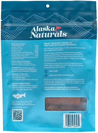 Деликатес за кучета Alaska Naturals® Пастърма аляскинского морска треска, выловленное в дивата природа, съдържа