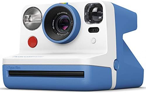 Фотоапарат непосредствена печат Polaroid Now i-Type (blue) + комплект цветен филм Polaroid
