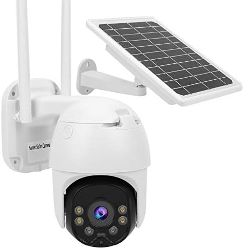 ALREMO HUANGXING - Система за видеонаблюдение, Куполна камера, 8 W 1080P за строителни обекти, Племенни ферми, Входове, по дворове, входове на блокове (версия 4G APN) (Цветна версия