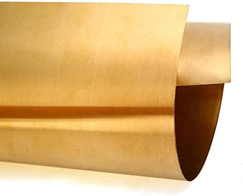 Месинг лист HUILUN Латунная Метална Тонколистовая Фолио табела 0,5 мм x 305 mm x 1000 мм Месингови плочи