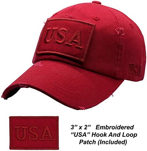 Бейзболна Шапка Antourage с флага на сащ Унисекс за мъже и Жени |Шапка с плоска шапка от мрежата с флага на САЩ + 2 Патриотични