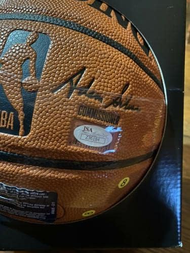 Лук Дончич подписа баскетболен Далас Маверикс NBA ** Писмо JSA ** Автограф - Баскетболни топки с автографи
