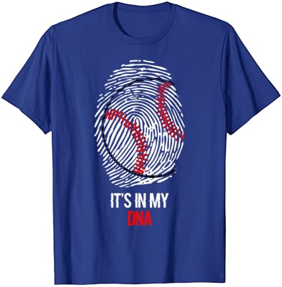 Забавна бейзболна фланелка, Тя е в моята Тениска с Отпечатъците на ДНК