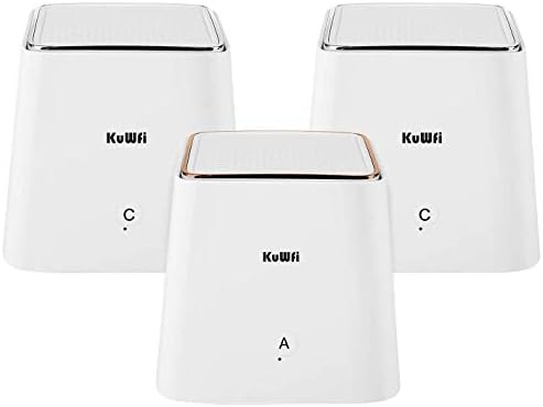 Комплект продукти KuWFi 4G LTE Мобилна точка за достъп до Wi-Fi интернет и Мрежова система Wi-Fi интернет за цялата къща Двухдиапазонная