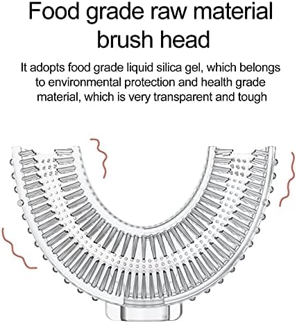 Омекотители за устата на 360 °, U-Образна четка за Зъби, U-Образна Чистящая чаша, Комбинирана Детска градина и Основно