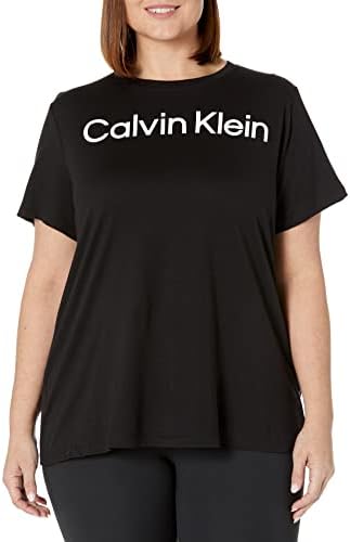 Удобна Еластична тениска Calvin Klein Performance Women ' s Plus Size Active с Къс ръкав