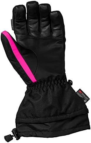 Дамски ръкавица CastleX Legacy Черен /розов цвят Glo, Среден размер