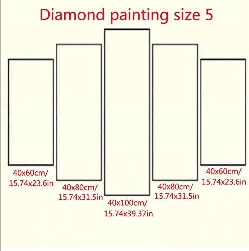 Голям набор от диамантената живопис САМ 5D за възрастни, пълна с Квадратна Бормашина, Диамантена Бродерия, Картина за броя, Комплект за Бродиране Пайети, Бродерия на