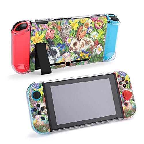 Калъф за Nintendo Switch Великден Бъни 2 Комплекта от пет Елементи Защитен Калъф Аксесоари за Игралната конзола Switch