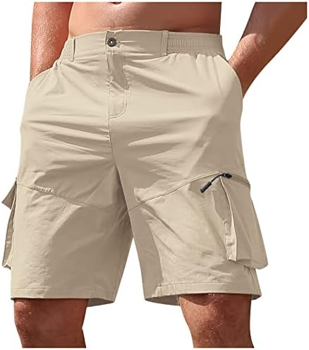 Къси панталони-карго WENKOMG1 за Мъже, Обикновена Многофункционални Бойни Панталони с много Джобове, Ежедневни Работно Облекло, Военни Тактически Панталони