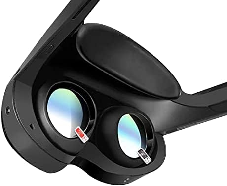 2 Чифта протектори за обектив, съвместим със слушалки Meta Quest Pro VR -Извити лещи, плосък, но лека-Прозрачен -Предпазва