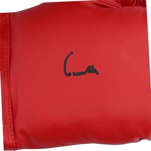 Червената Ръкавица, светът бокс Евърласт с Автограф на Мохамед Али Кассиуса Лепило - PSA/DNA - Боксови ръкавици с автограф