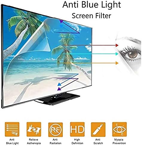 ALGWXQ Защитно фолио за екрана на телевизора е с диагонал 32-75 инча, антибликовая/срещу синя светлина/Пылезащитная