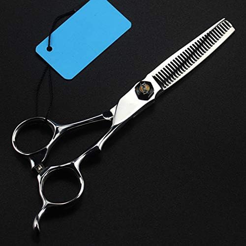 Ножица за подстригване на коса, 6 инча Япония 440c сребърни ножици за подстригване на коса фризьорски салон филировочные ножици