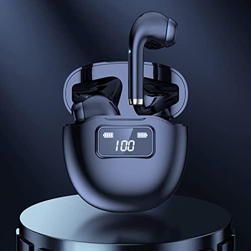 YLOMAY Bluetooth Слушалки Безжични Слушалки С Led Дисплей Захранване Слушалки с Зарядно калъф IPX5 Водоустойчива