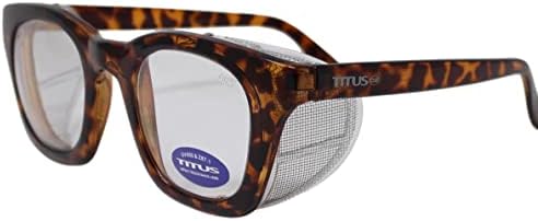 Защитни Очила TITUS G12 в Ретро стил С Леки, Сгъваеми Странични Щит от мрежа от Неръждаема Стомана