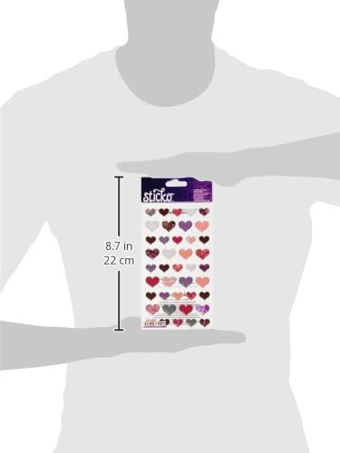 Размерите стикер Sticko-Сладки сърца (41 бр.) SPP1PVC10, Друго