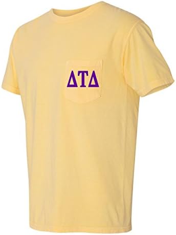 Тениска с джоб Delta Tau Delta Fraternity Комфортна цветове