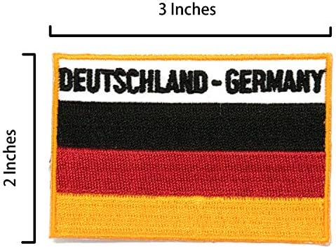 A-ONE -Ленти с емблемата на града Байерн в Германия + Нашивка Национален флаг на Германия, Емблема на Чанти № 099C