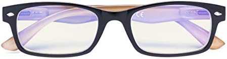 Очила за четене със Синьо Светофильтром CessBlu, Защита от Синя Светлина, UV-Защита, Компютърни Очила за Четене за Мъже