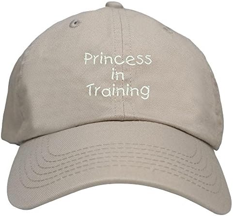 Магазин за Модни дрехи Princess in Training Бродирани Памучен бейзболна шапка на Младежки размер