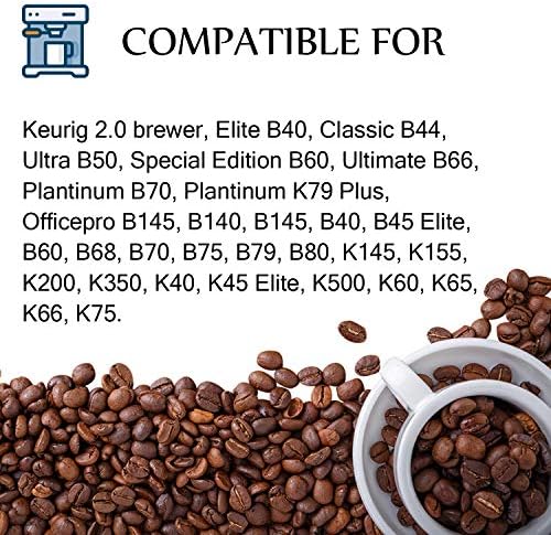 Филтри за вода, съвместими с KEURIG Coffee Филтър за вода, Подмяна на всички кафе машини Keurig - Премахва