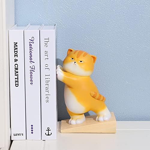 Детски Поставки за книги HyJeryty Котка, Вратата се запушва за каботажните за книги с Хубави Анимационни Котка