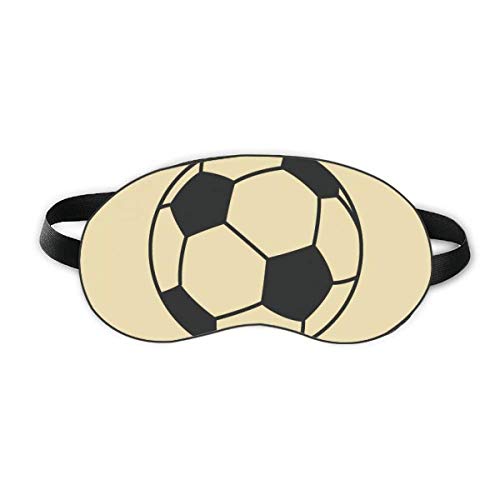 Футболна Спортна Линия Фигура На Модела Sleep Eye Shield Мека Нощна Превръзка На Очите Сянка На Кутията