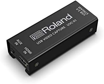 Видеомикшер Roland Ultimate Compact V-1HD+ HD и USB-видеозахват UVC-01 с подкрепата на видеокодера HDMI-USB 3.0