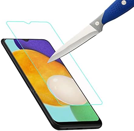 Mr.Shield [Комплект от 3 позиции] е Предназначен за Samsung Galaxy A03s [Закалено стъкло] [Японското стъкло твърдост 9H] Защитно фолио за екрана с доживотна заместител